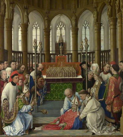The Exhumation of Saint HubertRogier van der Weyden (c.1399–1464) (and studio)The National Gallery, 
