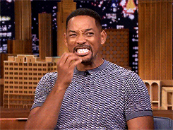 louuuuudnoizes:  dceumovies:    Will Smith Fanboyed When He Saw the Batmobile on