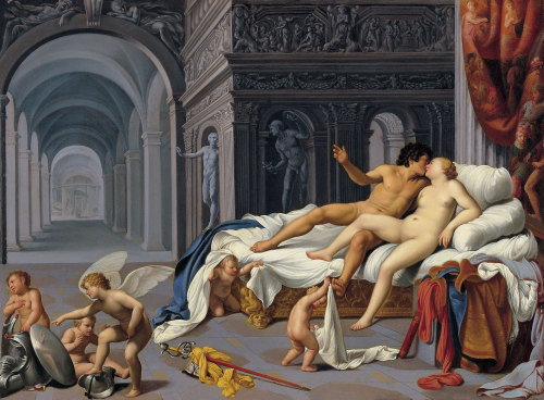 kecobe: Venus and MarsCarlo Saraceni (Italian; ca. 1579–1620)ca. 1600Oil on copper Carmen Thys