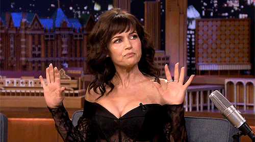 guginosource:Carla Gugino Got Lost in the Woods with a Bloody Nose and Surrounded by Bears