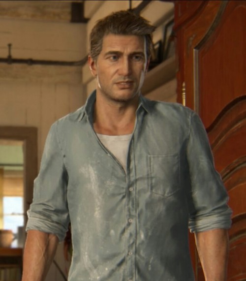 nathandrakeismylover:  nathan-drake-is-a-hero:  Old Nate appreciation   Joining Joel in the rank of VG DILFs