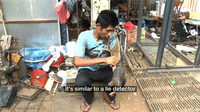 ink-rose-the-hylian:  sizvideos:  Wayan Sumardana, the Indonesian welder that made bionic arm out of junk - Watch the video   Real life power armor, except even more incredible!