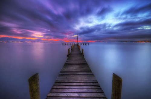 Léman Blue Hour by Philippe Saire || Photography on Flickr.