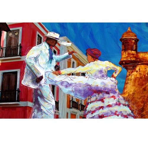 sepia2sage:  Bomba is an Afro-Puerto Rican folkloric music style developed throughout the 17th, 18th and 19th centuries by west African slaves brought to the island by the Spanish. It is a communal activity that still thrives in its traditional centers