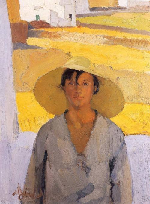 alongtimealone2:Nikolaos Lytras, The Straw Hat, 1925