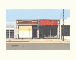 ARTS DISTRICT
- 20 x 16"
- 7-color hand-pulled silkscreen print on BFK Rives off-white paper
- Limited edition of 60
- Signed and numbered by the artist
Prints are available in my online shop.