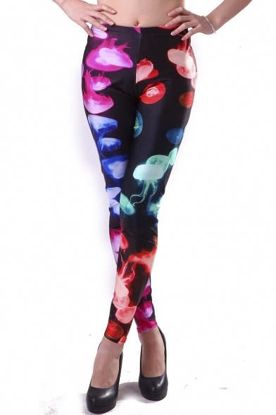 sneakysnorkel:  Pick one leggings to match your tops. Funky Skull Print Leggings Cool Blue Skull Print Leggings Premium Graphic Print Leggings  Fashion Galaxy Print Leggings Pumpkin Print Leggings Letters Print Leggings Skull Print Leggings Jellyfish