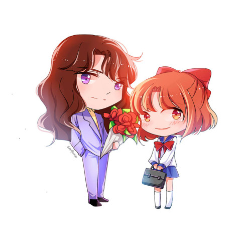 Sailor Moon Classic -  Nephrite x NaruValentines day!2015.02