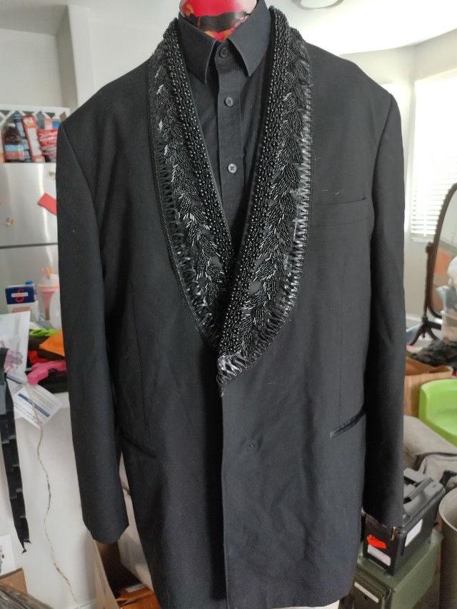 Making some good progress on the bedazzled lapels outfit, as well as making little updates to some of the overall stuff I 