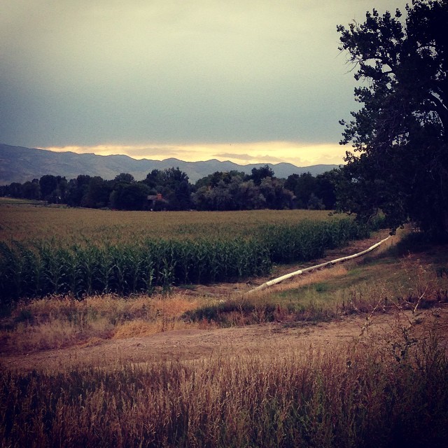Running by my house is super beautiful. #coloradolove #fortcollins