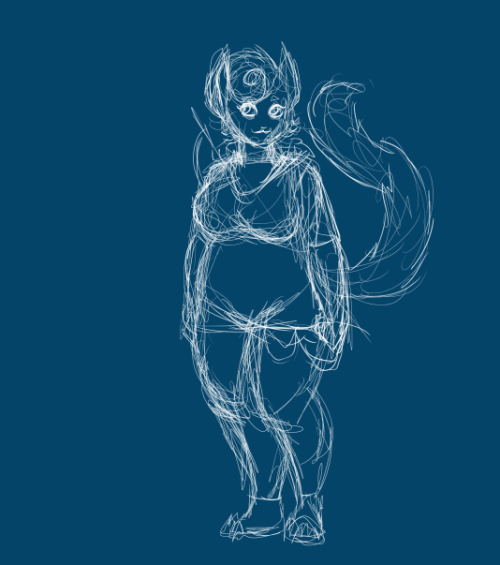 pumpkin-bread:pumpkin-bread:Wip of KouaMyah myah myah she’s more cattish than typical catfolk 