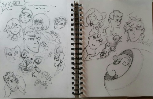 Sketches Of The Day. I Was Rushing My Sketches For The First Half Of The Day Trying To See How Fast I