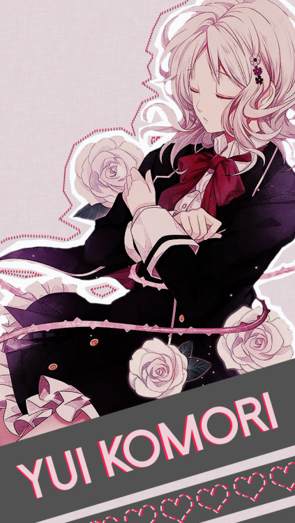 hoezukis:  ❤ Yui Komori //   Wallpapers 【 640 x 1136】   yui / shu / reiji / ayato / kanato / laito /