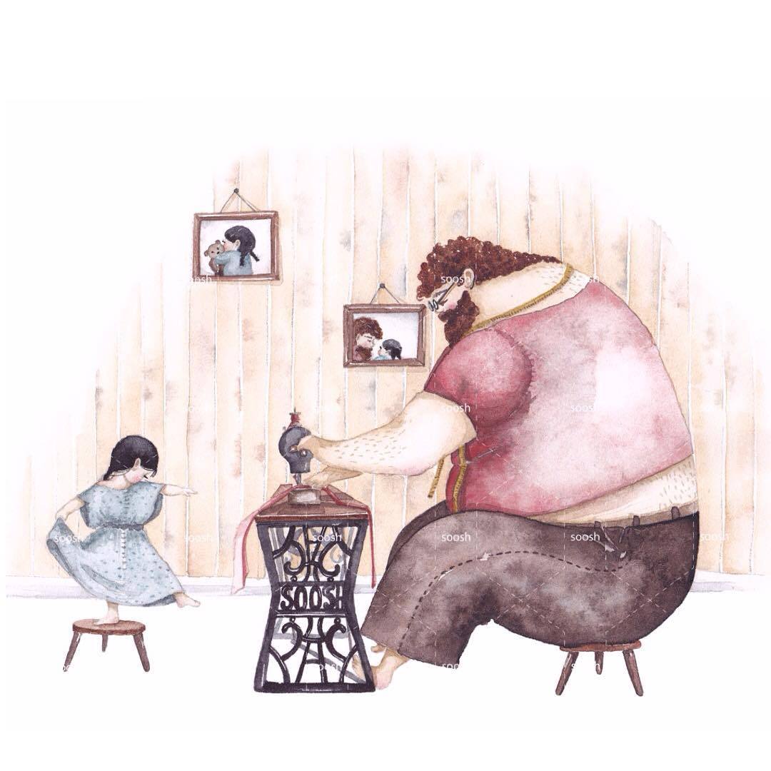  The Inseparable Bond Between Fathers And Daughters Expressed Through 15 New Illustrations