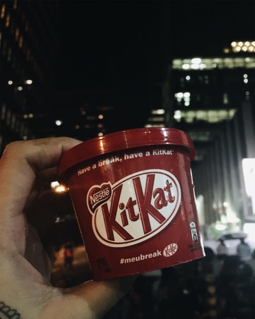 #meubreak #kitkat #avenidapaulista (em Paulista Avenue)