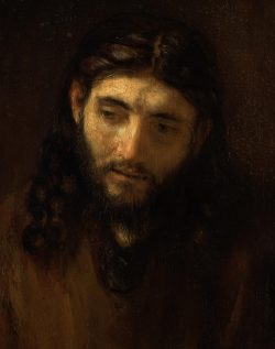 srednod:  Head of Christ - Rembrandt van