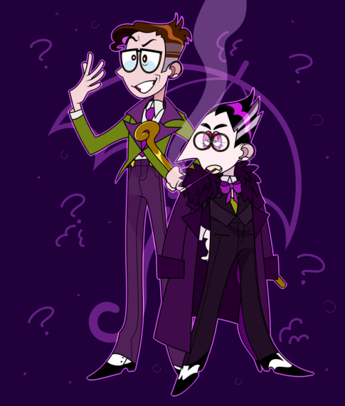 nebularva: prepare for trouble …. older ~ supervillain oswald&amp;nygma !! im sure theyd 