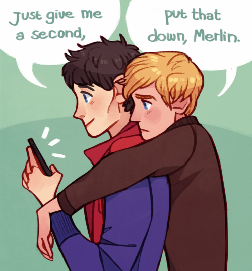 captainsteelandsunshine: cherohero: Some Merthur leftovers :’3 These are beautiful @cherohero!