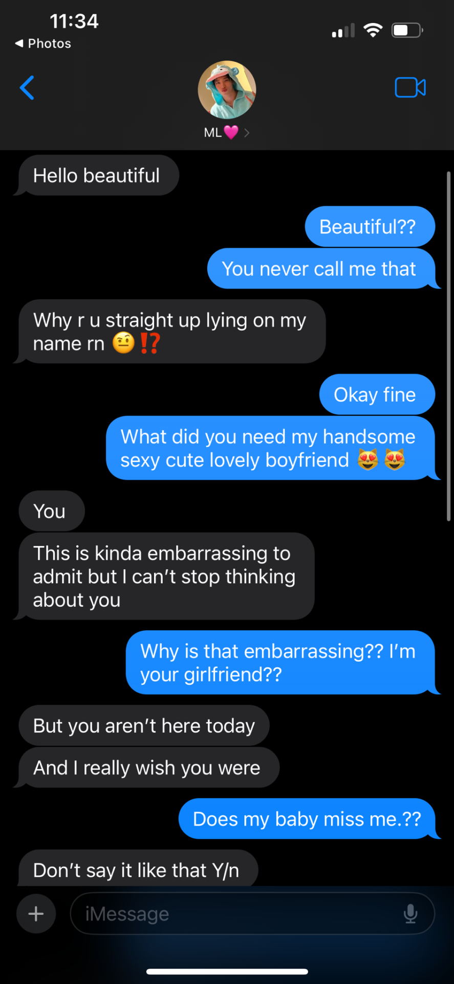 P1H Texts (when They Miss You)