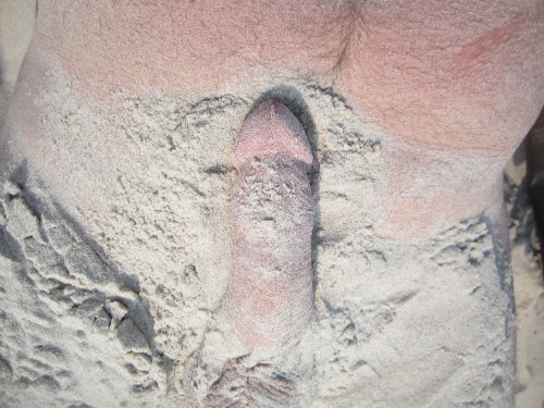 I did this once&hellip; i was pulling sand from my foreskin for days after! 