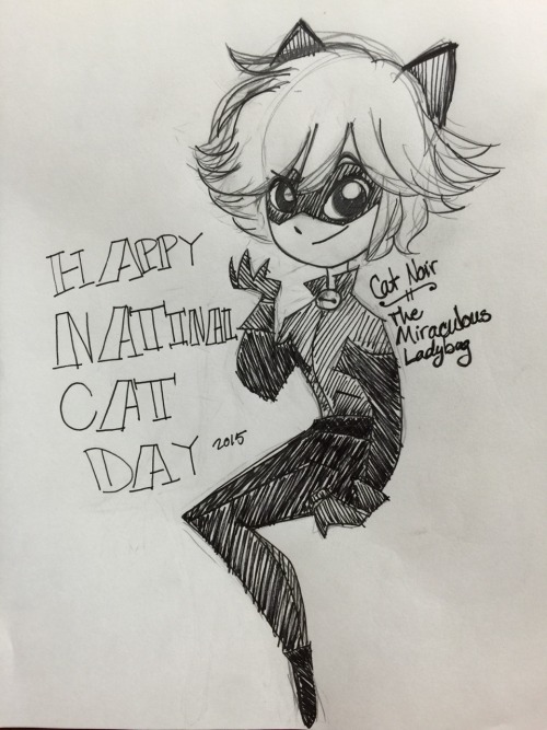 Another Take On National Cat Day. Happy National Cat Day!