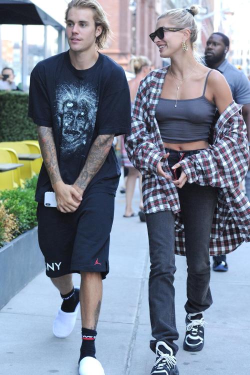 Justin and Hailey’s Vogue street style