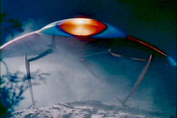 A “Martian” (retconned “Mor-Taxan”) war machine that landed on Earth centuries in advance of the 1953 “War of the Worlds” invasion.
Whether the use of physical tripod legs rather than the force beams seen in the 1953 war machines indicates older and...