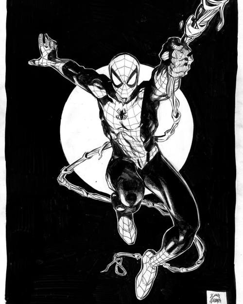 ryanstegman:SPIDER-MAN! #spiderman #comics #art #artist #ink #marvel