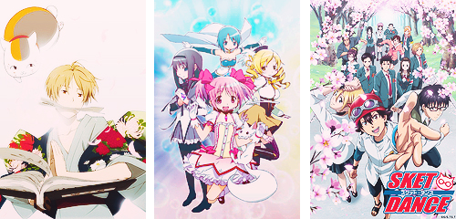 nanazumi:  Recap: Anime of 2011! Click on each photo to see the names of the shows! 