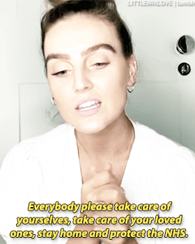 littlemixlove:Perrie Edwards’ message for key workers | One World: Together At Home