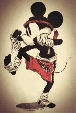 mart-arts:  Muay Thai Mickey Mouse :) 