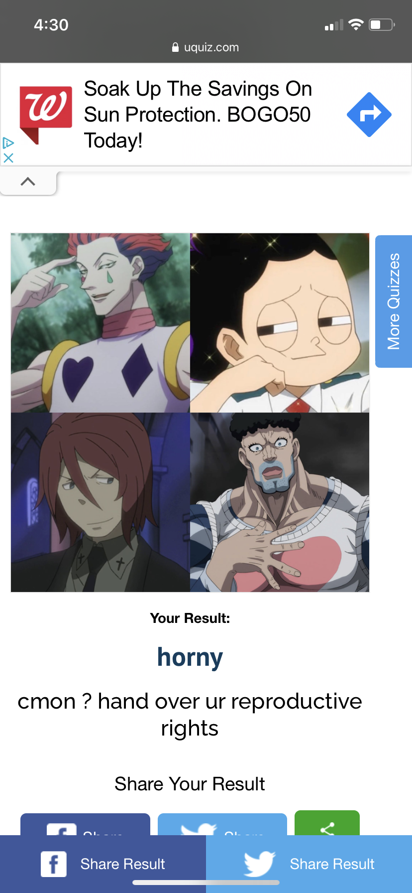 Anime Meme Quizzes