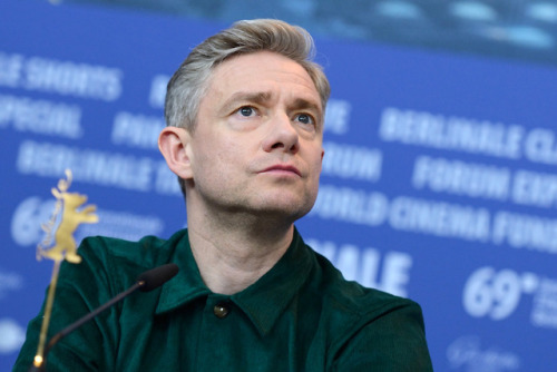 【HQ】Martin Freeman attending The Operative Press Conference as part of the 69th Berlin International