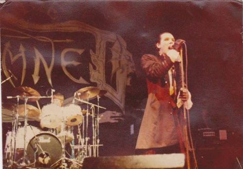 The Damned in Newcastle, 1980s.