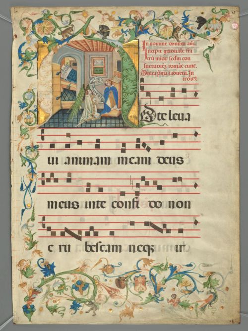 Catholic Church. Graduale Fratrum Minorum secundum consuetudinem romane curie : manuscript, [ca. 145