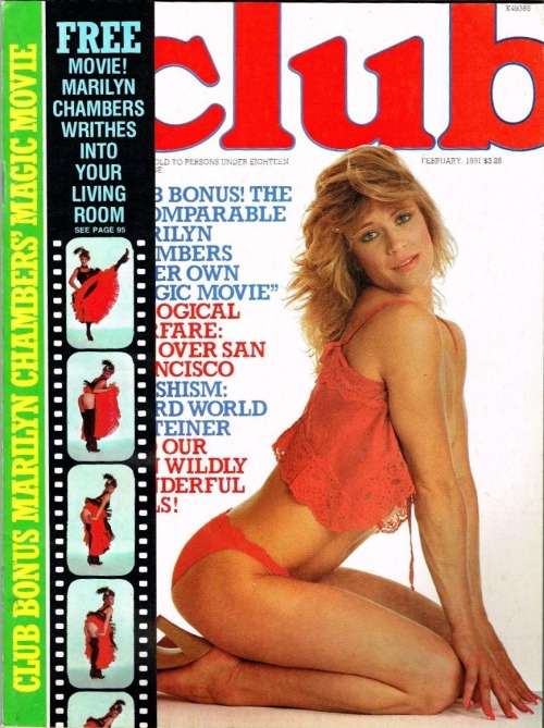 XXX Club magazine, February 1981 photo