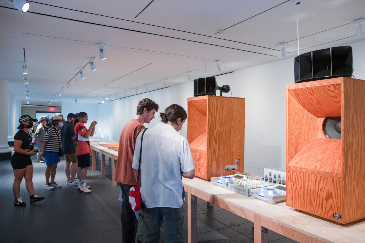 Brooklyn Museum — The audio equipment shown above was part of