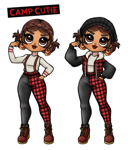  Didn’t care for the new LOL OMG Winter Chill, Camp Cutie doll, so I did a redesign. Pretty ha