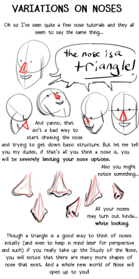 randumbdaze:  Noses are great guys! Don’t limit yourself in exploration of the nose!!! 