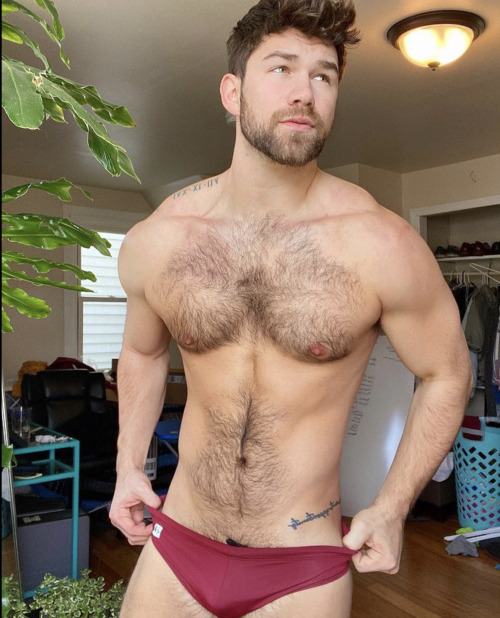 fur+speedo+beard+