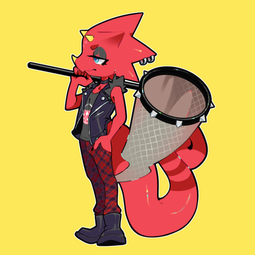 roxoah:   Punk Chameleon stole my heart. I can only hold so many punks with these hands, Nintendo..