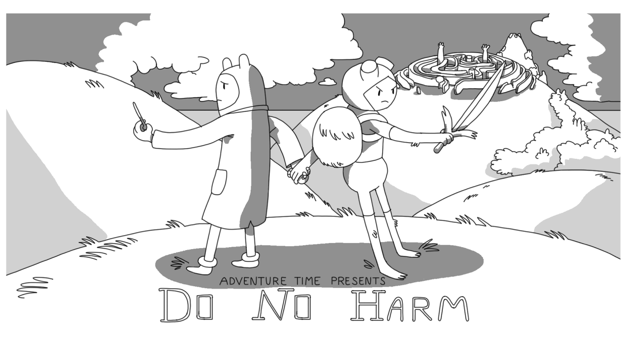 Do No Harm - title carddesigned by Laura Knetzgerpainted by Joy Angpremieres Monday,