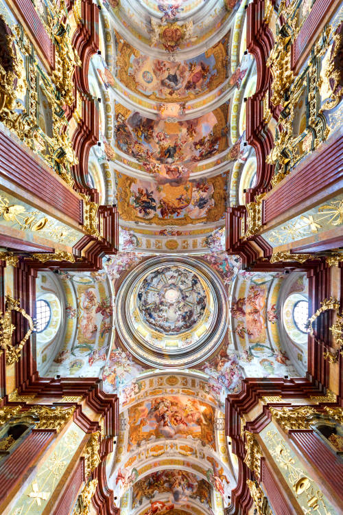 clara–lux:  PRANDTAUER, Jakob (1660-1726) (architecture)ROTTMAYR, Johann Michael (1654-1730) (frescoes) ceiling of Melk Abbey Church1716-1722Melk Abbey, Melk, AustriaEd. (Orig by Uoaei1) Lic. Orig. Lic. Ed. 