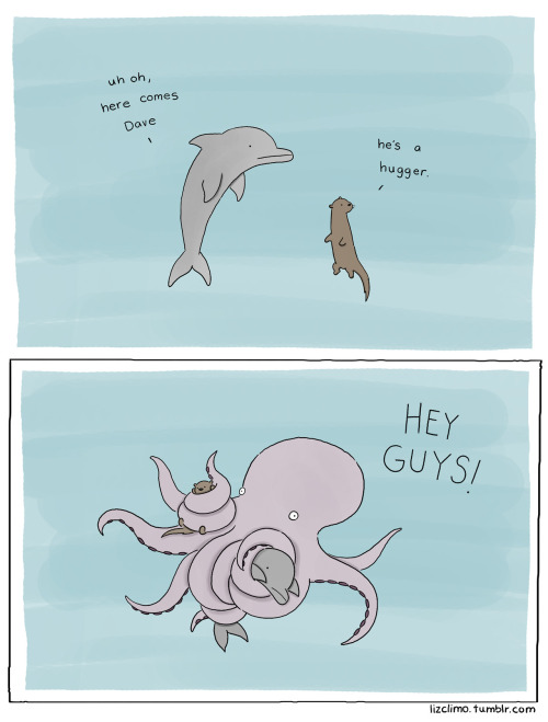 brownfatfemme:  mylifeaskriz:  ruineshumaines:  Liz Climo on Tumblr.  this really cheered me up  made me smile and i hope its makes some of you smile too :)