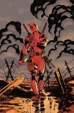 redcell6:X-Men: Battle of the Atom #1 Deadpool Variant by David Lopez