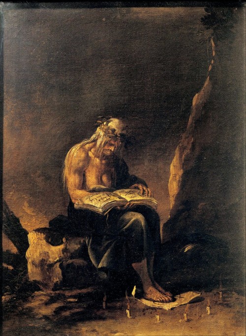 windingcosmicserpent: Salvator Rosa - La Strega (The Witch) circa 1646