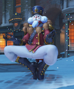 frommetrunui: akunohomu: Zenyatta Nutcracker skin Experience deez nutz 