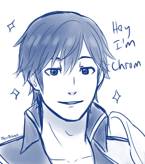 XXX plerndraws:  yakusagi:  what if chrom had photo