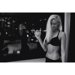 andiecase:  A little champagne &amp; a little skin makes for a perfect night❤️
