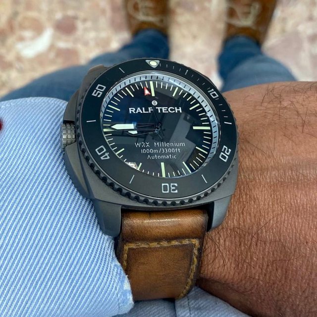 Instagram Repost 

 ralftech_official 

 It’s good to be back! Featuring the Ralf Tech WRX Millenium Automatic Lefty dive watch this morning..C'est bon d'être de retour… Avec une WRX Millenium Automatic Lefty au poignet ce matin !. 

 #watch #watchaddict #montres #toolwatch #watchnerd #limitededition #lifestyle #menstyle #specialops #thebeast #wrx #wrv #wrb #academie #specialforces #sailing #frenchnavy #militarywatch #diving #offshorediving #madeinfrance #luxury #swissarmy #pirates #automatic #marinenationale #ralftech_official #ralftech #beready [ #ralftech #monsoonalgear #divewatch #toolwatch #watch ]